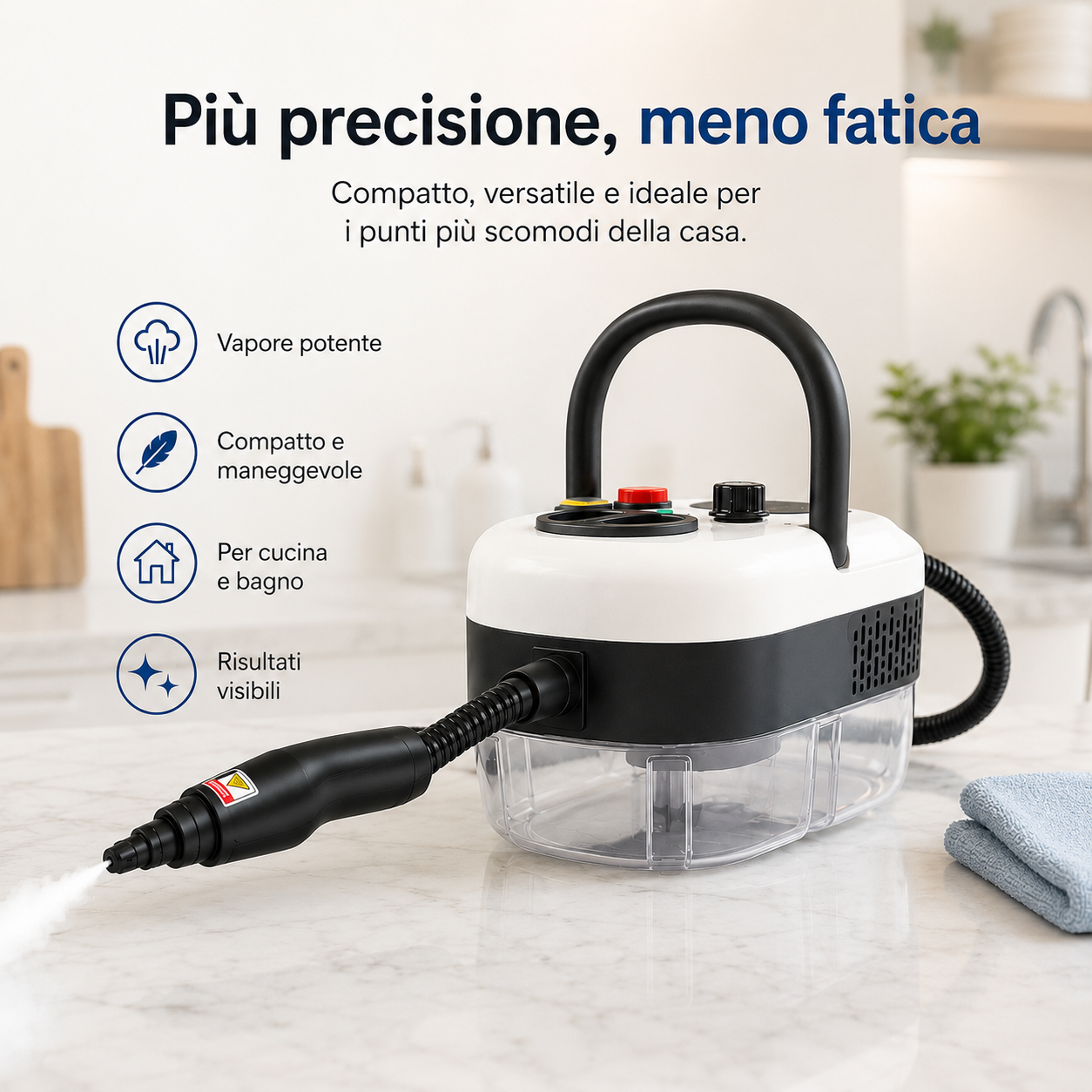 VapoPronto™ Jet - Pulitore a Vapore Portatile