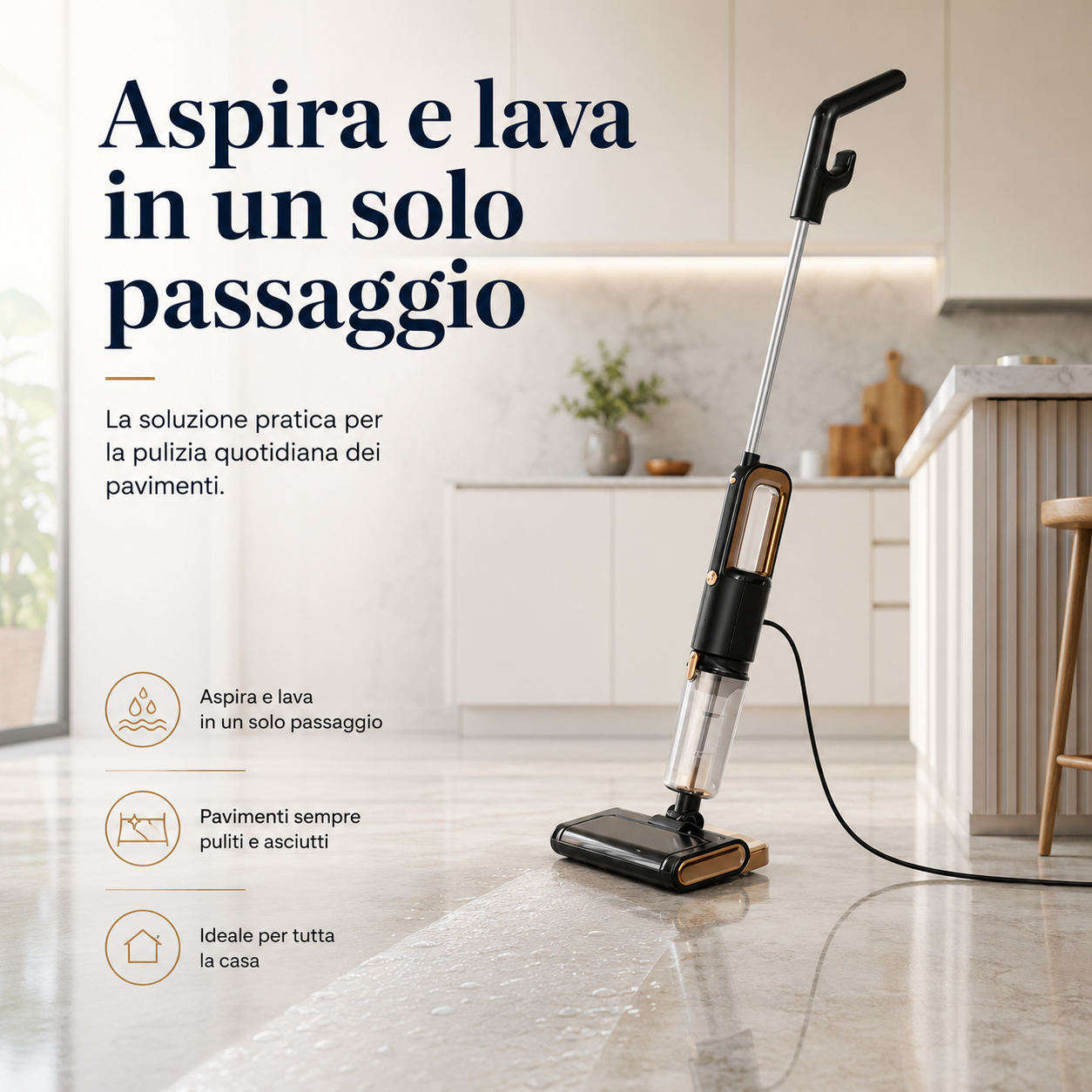 LavaPronto™ DuoClean - Aspirapolvere e lavapavimenti 2 in 1