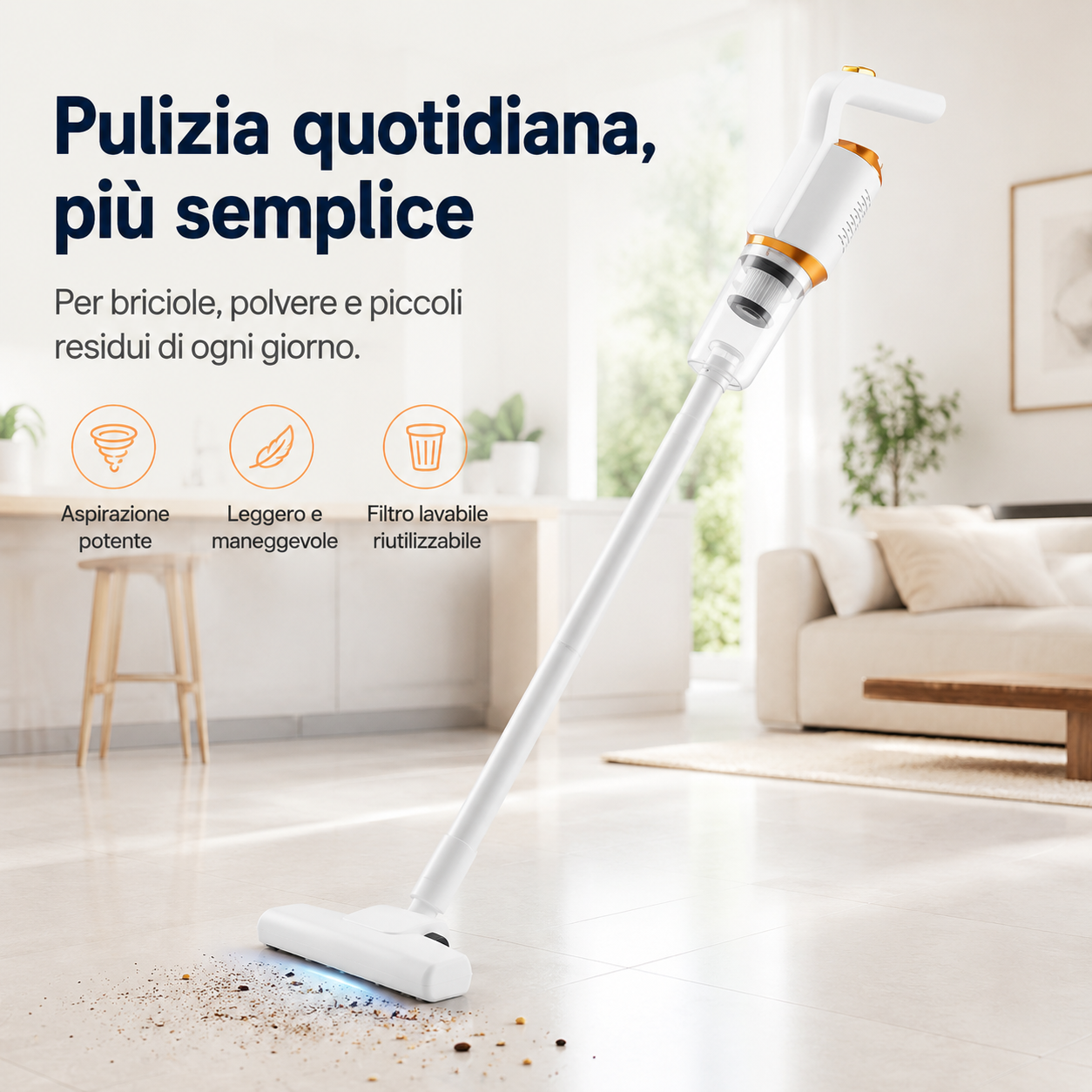 CasaPronto™ AirFlex - Scopa elettrica senza fili