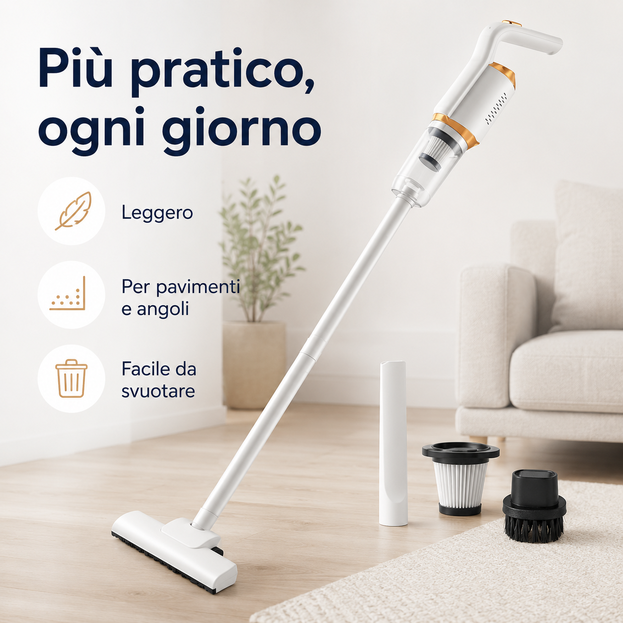 CasaPronto™ AirFlex - Scopa elettrica senza fili