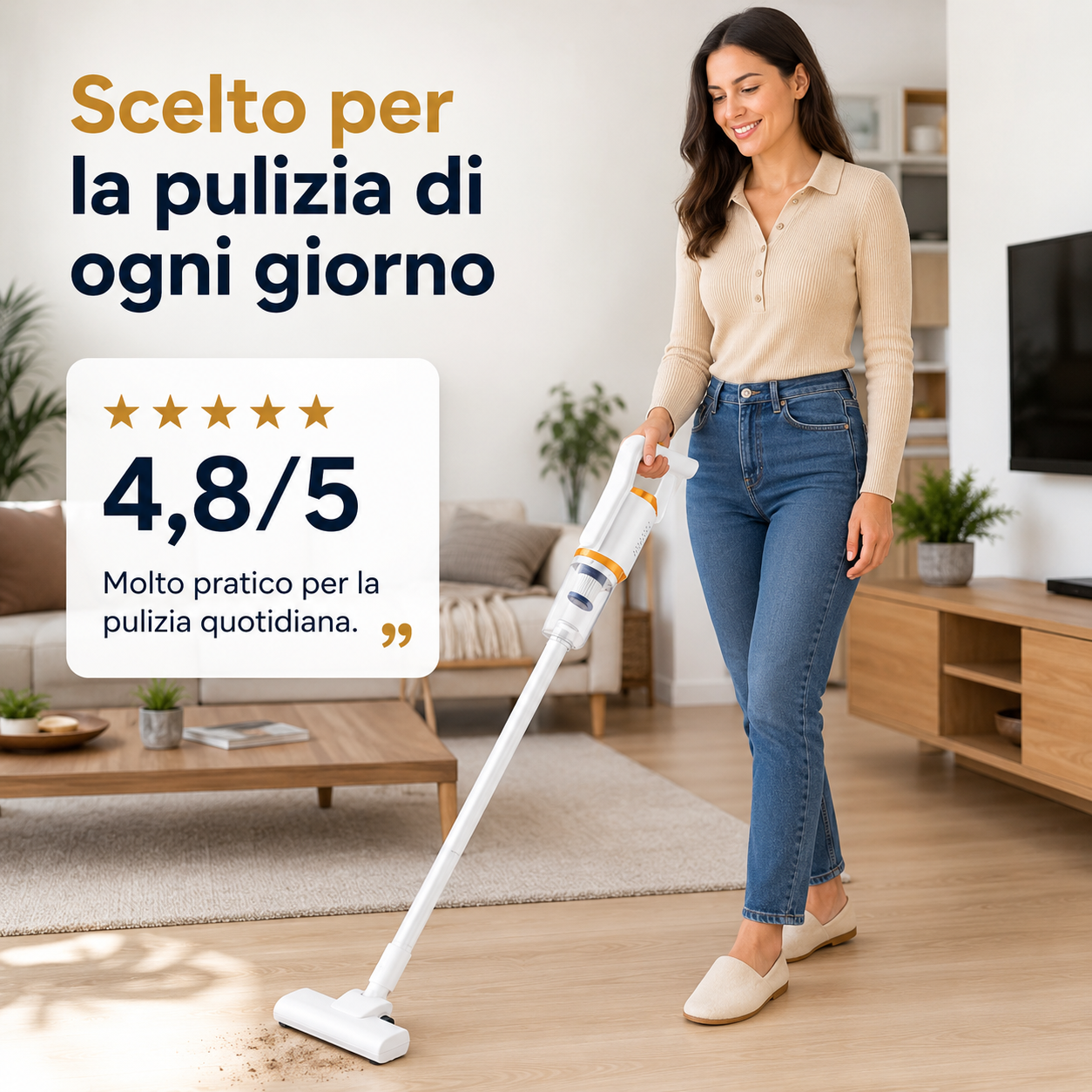 CasaPronto™ AirFlex - Scopa elettrica senza fili
