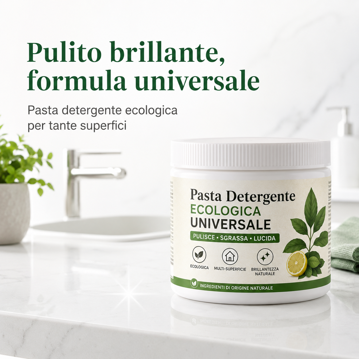Pasta Detergente Ecologica Universale